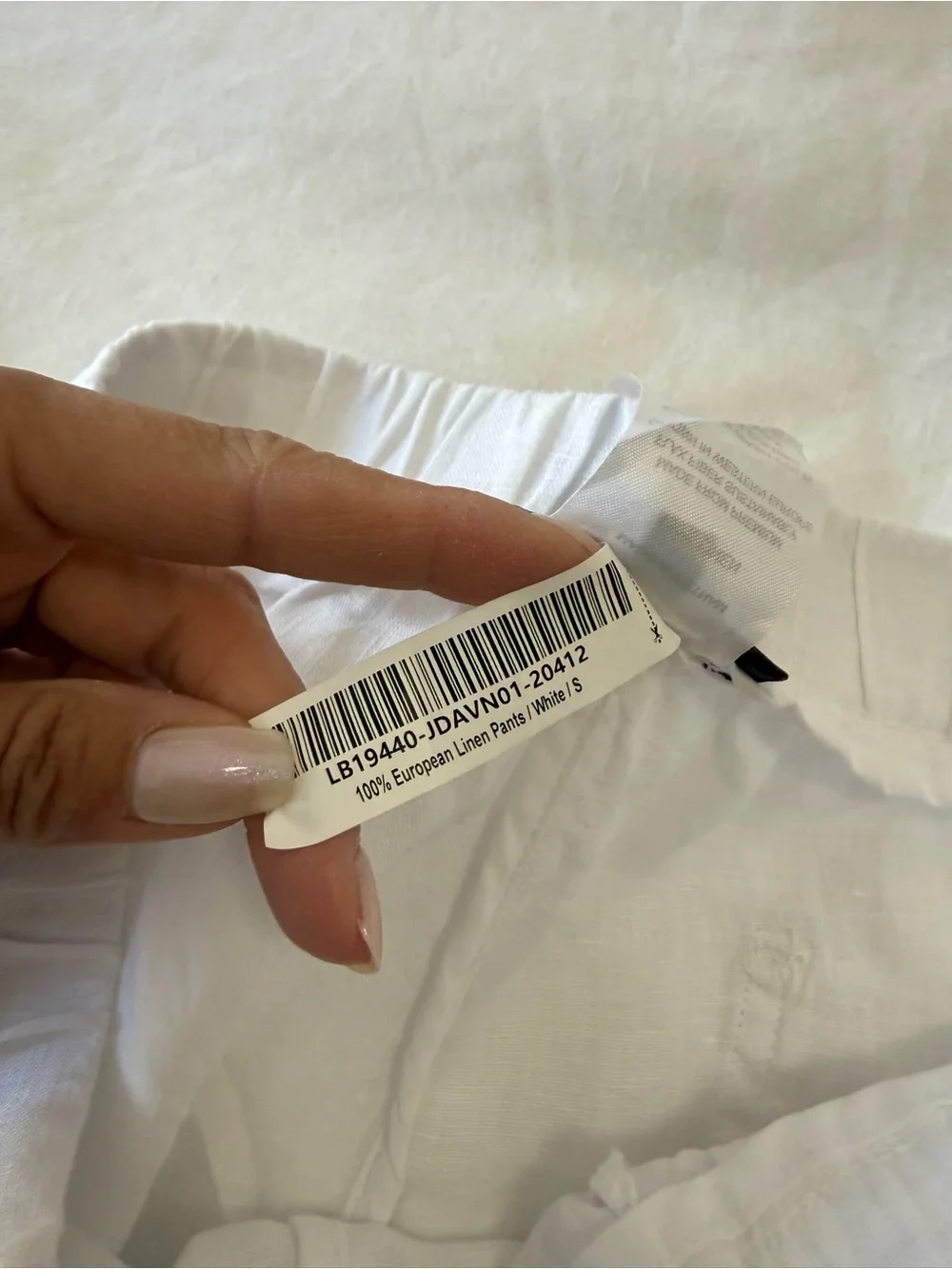 Quince | Women’s Small | Lot Of 2 White Black Linen Tapered Leg Ankle Pants